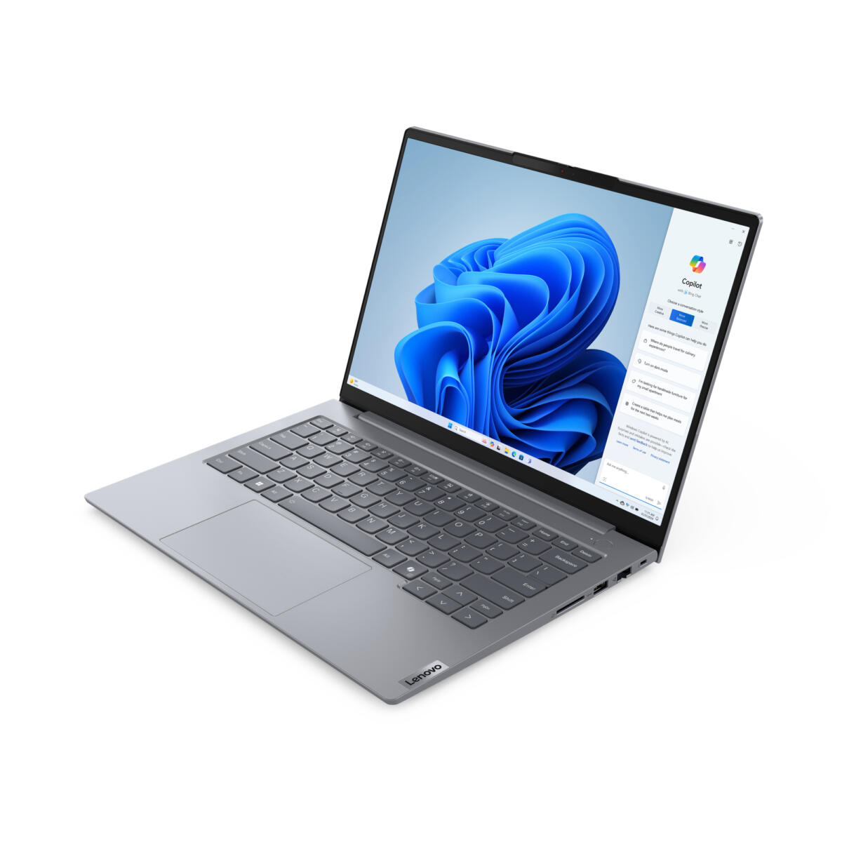 Lenovo ThinkBook 14 Gen 7 ARP Ryzen™ 5 7535HS 512GB SSD 16GB 14" WUXGA (1920x1200) IPS WIN11 Pro ARCTIC GREY Backlit Keyboard FP Reader - Image 3