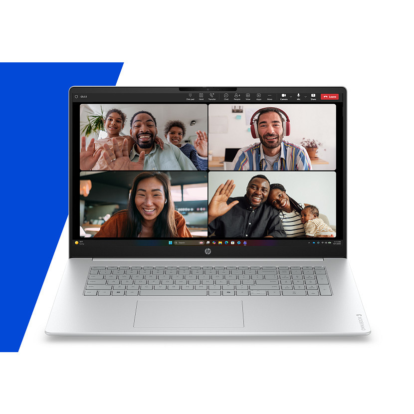 HP OmniBook 3 17-DP0199 Ryzen™ 3 30 512GB SSD 8GB 17.3" (1920x1080) WIN11 MICA SILVER - Image 4