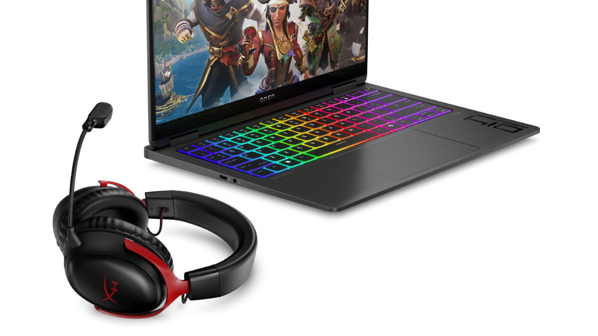 HP OMEN TRANSCEND 14-FB1013 GAMING Core™ Ultra 7 255H 1TB SSD 32GB 14" (2880x1800) 2ms OLED 120Hz WIN11 NVIDIA® RTX 5060 8192MB SHADOW BLACK RGB Backlit Keyboard - Image 2