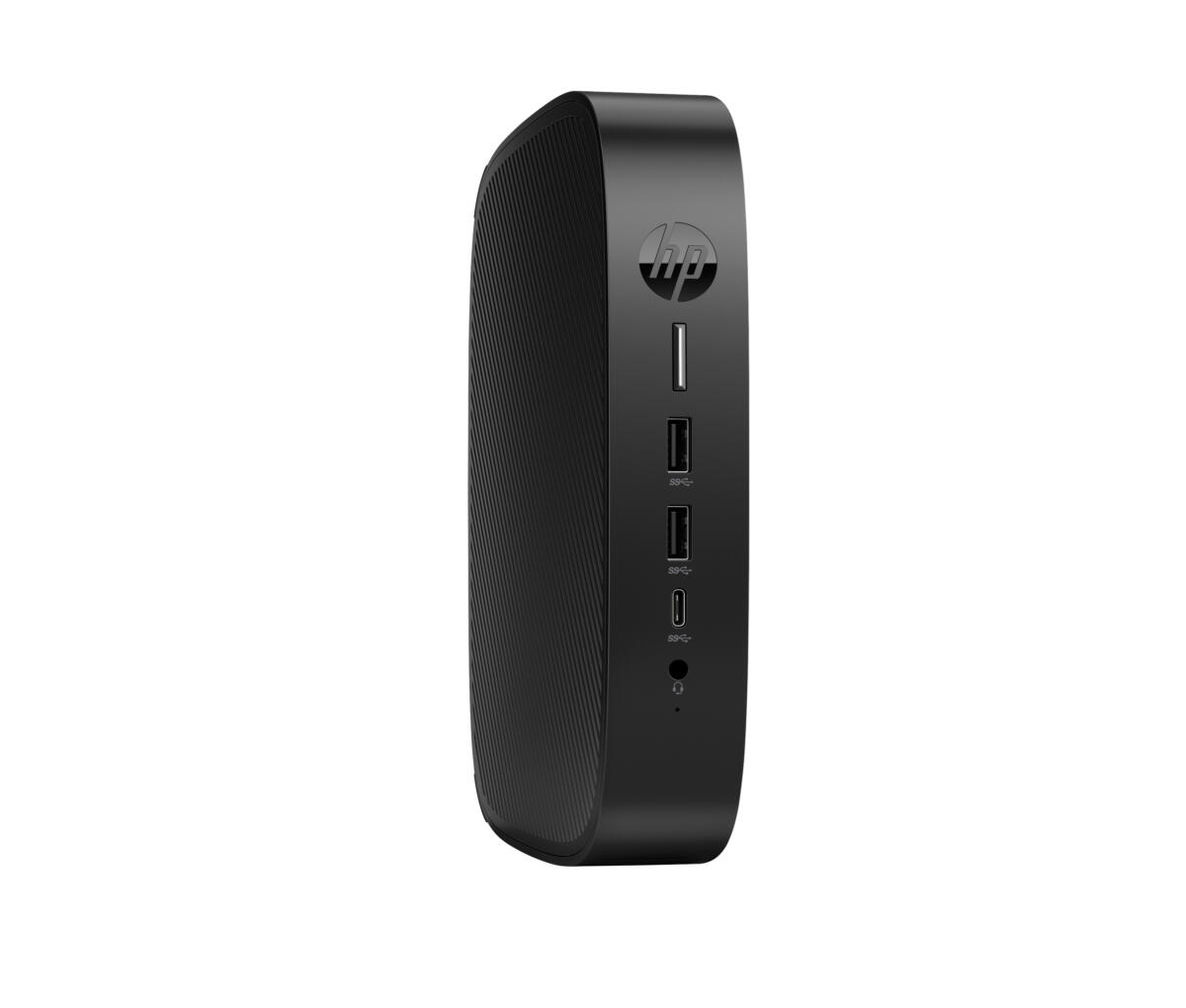 HP EliteDesk T655 SFF Thin Client AMD Ryzen™ R2314 32GB eMMC 8GB IGEL OS BLACK US Sales Only - Image 2