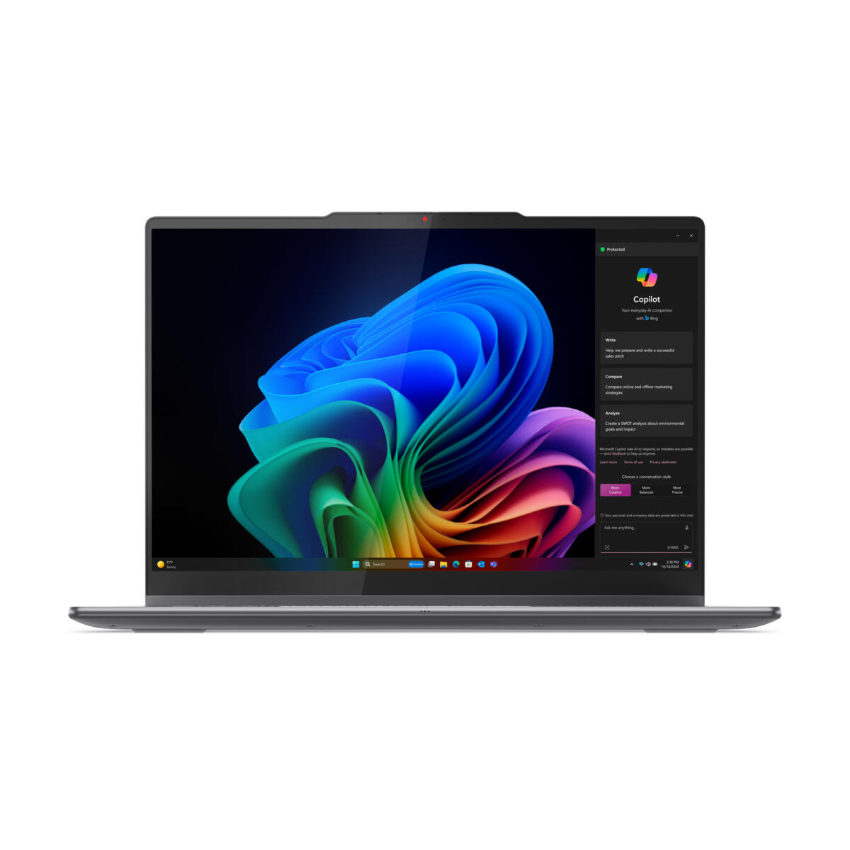 Lenovo YOGA 7i 2-IN-1 Copilot+ PC Core™ Ultra 7 256V 1TB SSD 16GB 14" (1920 x 1200) TOUCHSCREEN WIN11 LUNA GREY Backlit Keyboard - Image 2