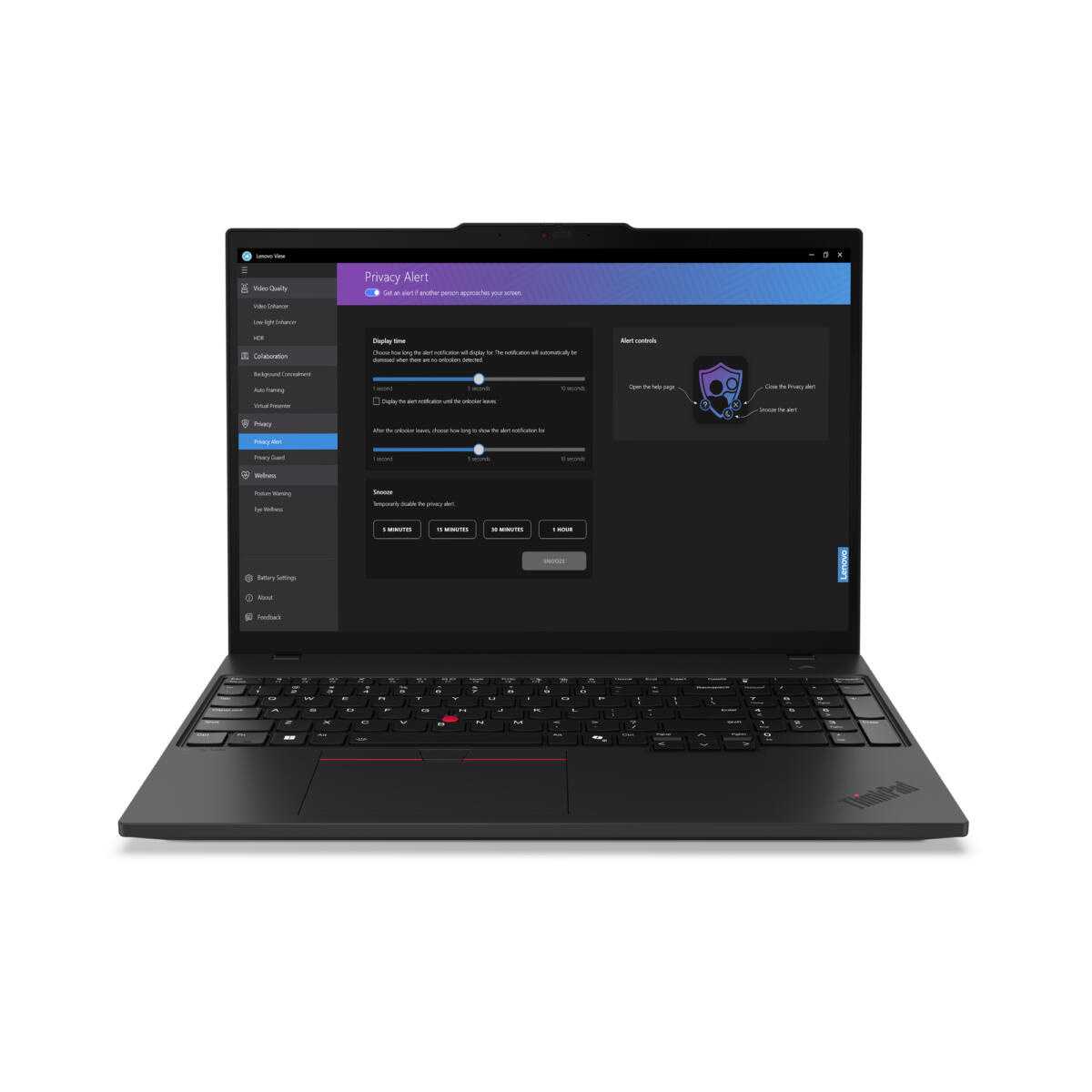 Lenovo ThinkPad T16 Gen 3 Core™ Ultra 7 165U 1TB SSD 32GB 16" (1920x1200) TOUCHSCREEN WIN11 Pro BLACK Backlit Keyboard FP Reader - Image 3