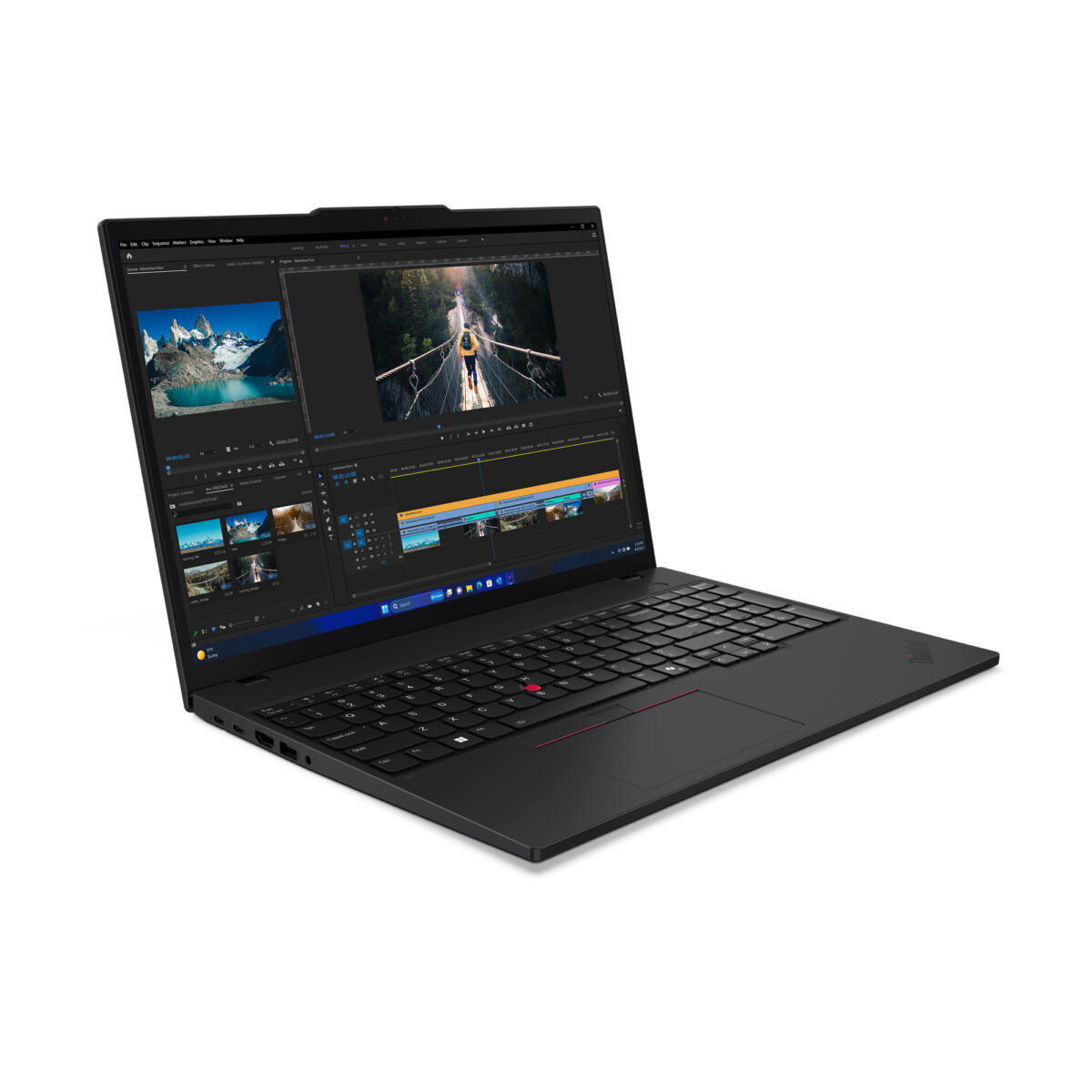 Lenovo ThinkPad T16 Gen 3 Core™ Ultra 7 155U 512GB SSD 16GB 16" (1920x1200) TOUCHSCREEN WIN11 Pro BLACK Backlit Keyboard FP Reader FRENCH - Image 7