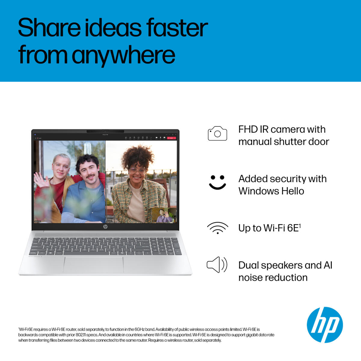 HP OmniBook 5 16-AF1095 Core™ Ultra 9 285H 1TB SSD 32GB 16" (1920x1200) TOUCHSCREEN WIN11 GLACIER SILVER Backlit Keyboard US Sales Only US Sales Only DAMAGED BOX - Image 4