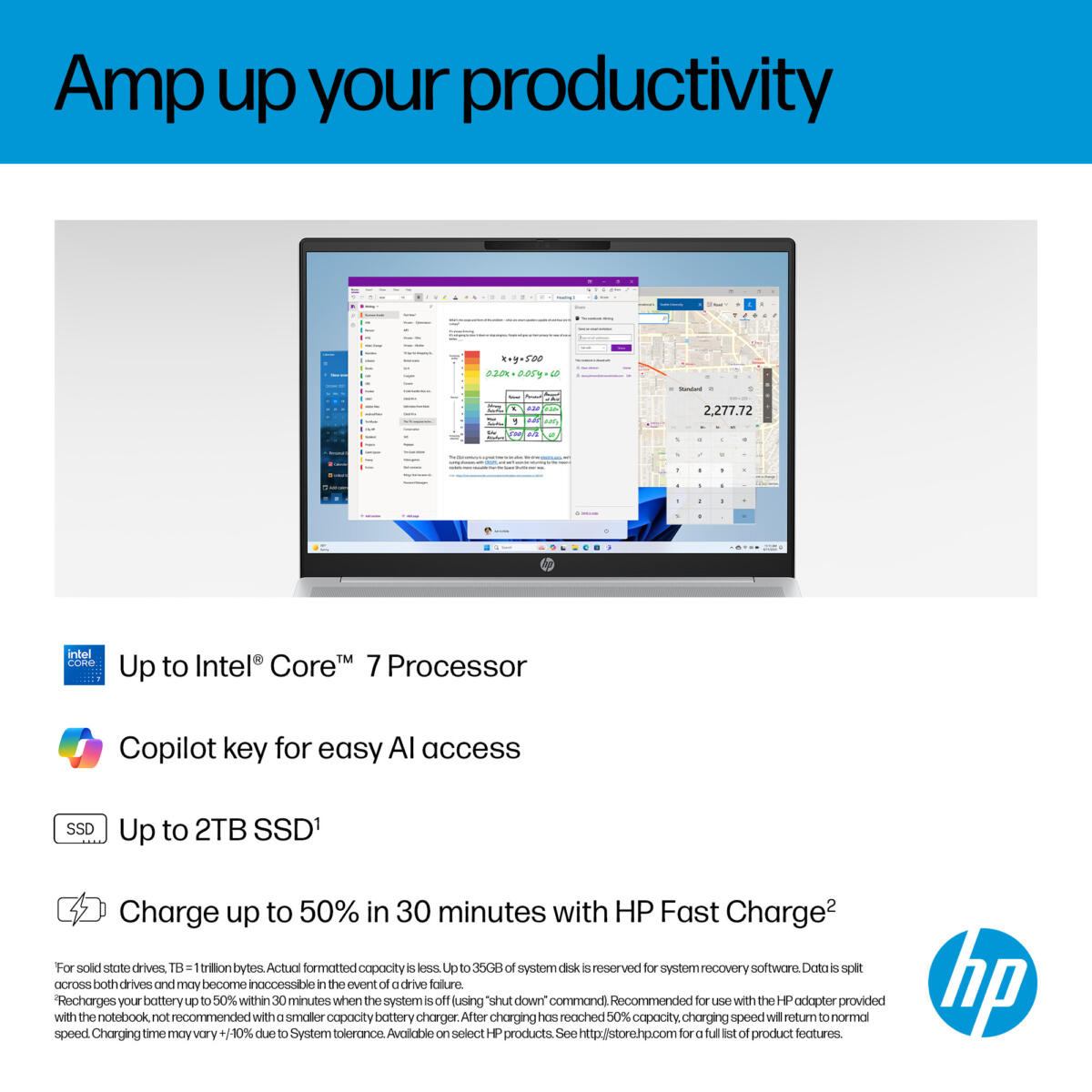 HP OmniBook 5 16-BA1058 Core™ i5-1334U 512GB SSD 8GB 16" WUXGA (1920x1200) IPS WIN11 IR Webcam GLACIER SILVER - Image 5