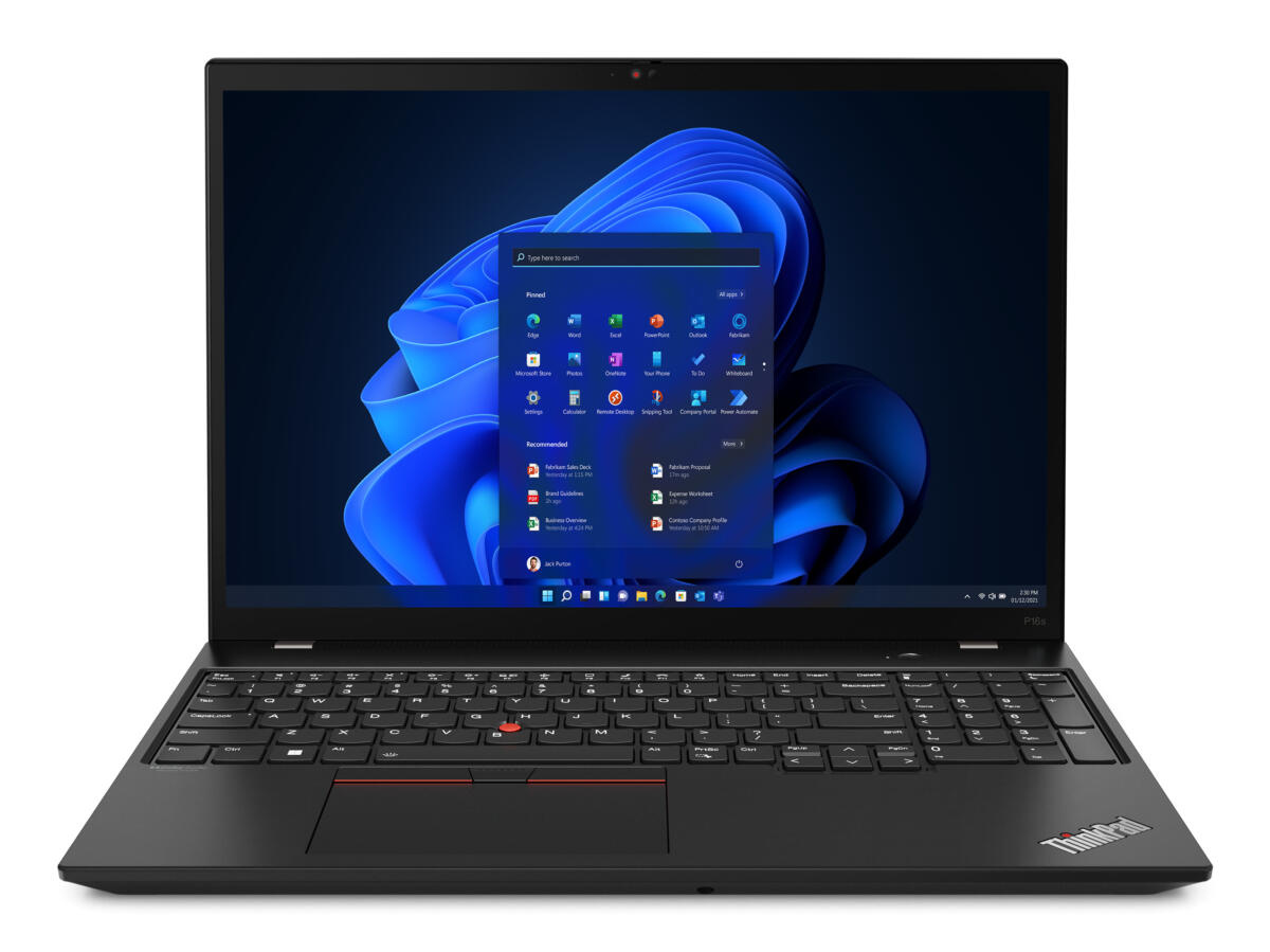 Lenovo ThinkPad P16s Gen 2 MOBILE WORKSTATION AMD Ryzen™ 7 PRO 7840U 512GB SSD 16GB 16" (1920x1200) WIN11 Pro VILLI BLACK Backlit Keyboard