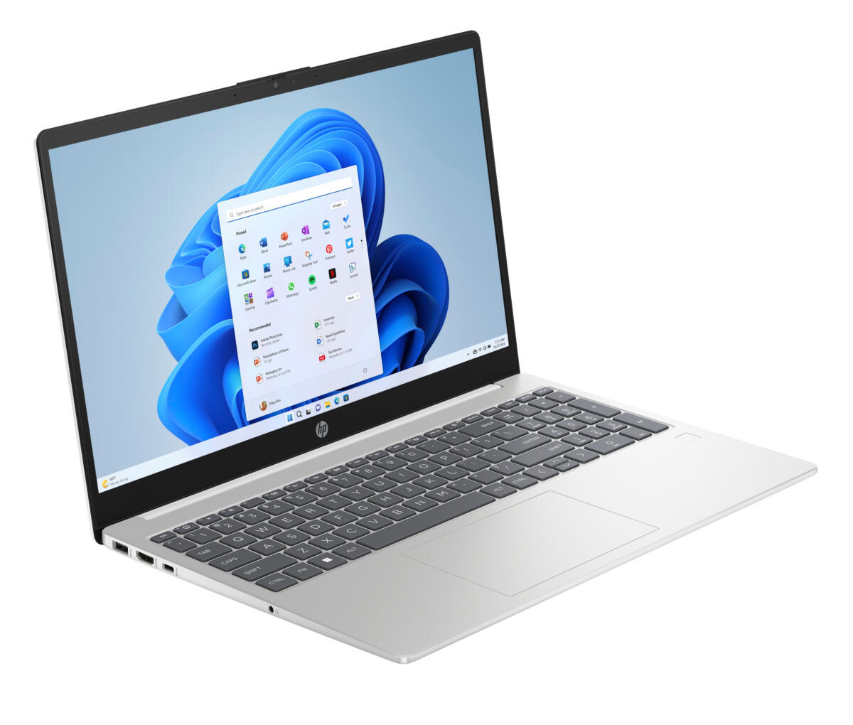 HP 15-FC0036 AMD Athlon™ Silver 7120U 128GB SSD 4GB 15.6" (1366x768) WIN11 DIAMOND WHITE - Image 2