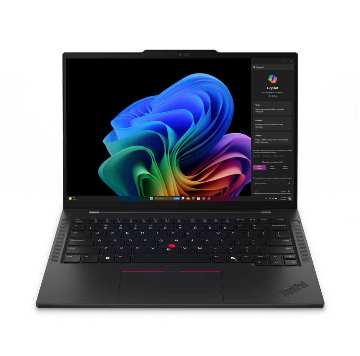 Lenovo ThinkPad T14s Gen 6 Snapdragon® X Elite X1E-78-100 512GB SSD 32GB 14" (1920x1200) TOUCHSCREEN WIN11 Pro BLACK Backlit Keyboard FP Reader
