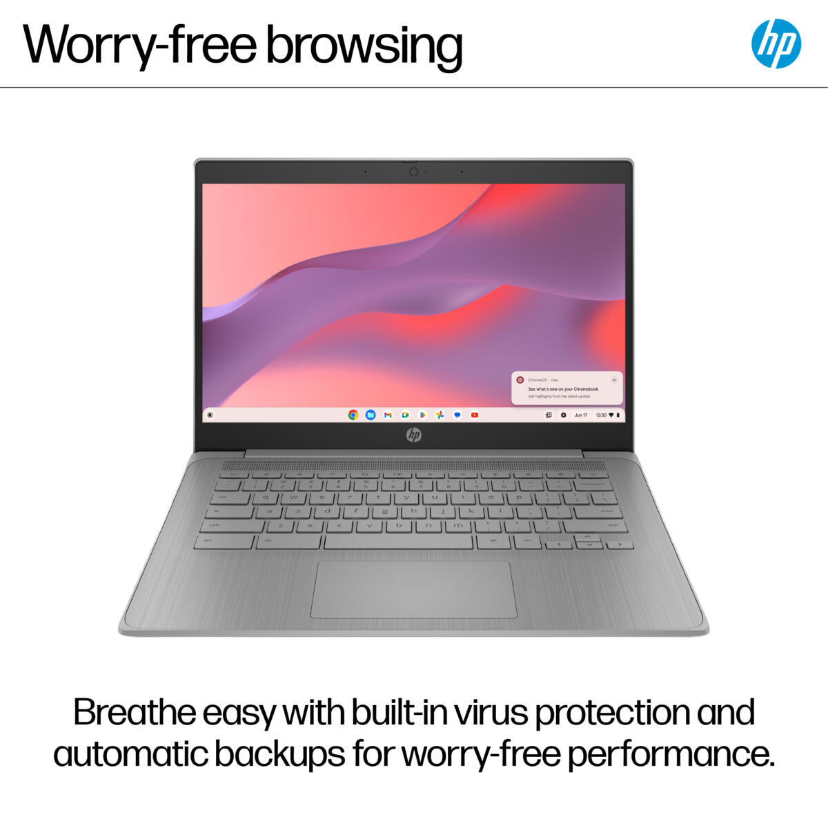 HP Chromebook 14A-NE1013 Celeron® N4500 64GB eMMC 4GB 14" (1366x768) ChromeOS MODERN GRAY - Image 4