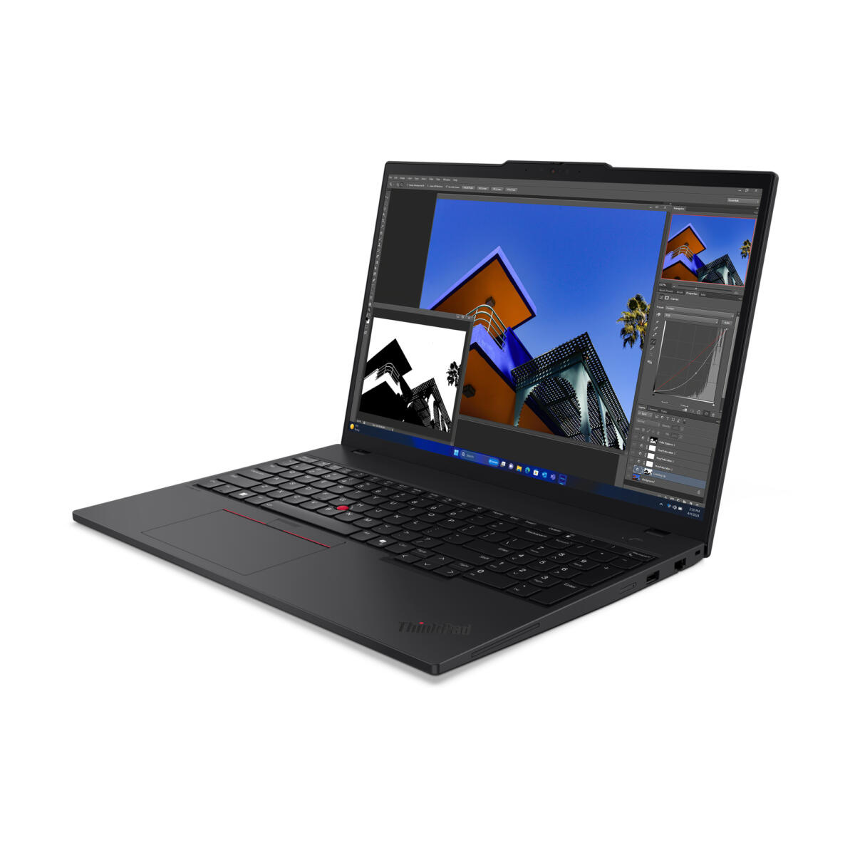 Lenovo ThinkPad T16 Gen 3 Core™ Ultra 7 155U 512GB SSD 16GB 16" (1920x1200) TOUCHSCREEN WIN11 Pro BLACK Backlit Keyboard FP Reader FRENCH - Image 6