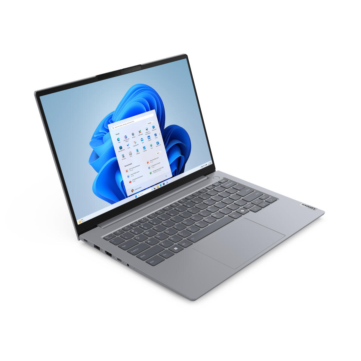 Lenovo ThinkBook 14 Gen 7 ARP Ryzen™ 5 7535HS 512GB SSD 16GB 14" WUXGA (1920x1200) IPS WIN11 Pro ARCTIC GREY Backlit Keyboard FP Reader - Image 2