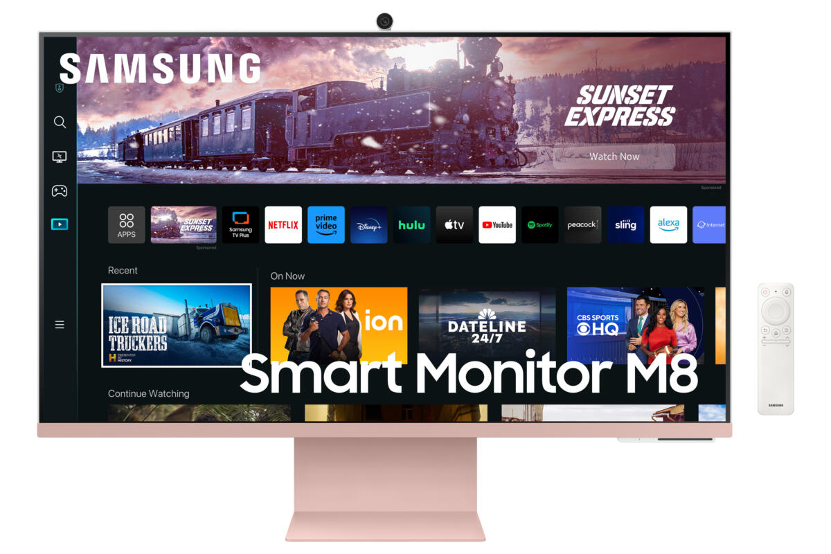 Samsung 32" M8 (3840x2160) UHD/4K Smart Monitor Pink
