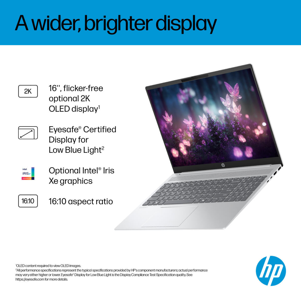HP OmniBook 5 16-BA1058 Core™ i5-1334U 512GB SSD 8GB 16" WUXGA (1920x1200) IPS WIN11 IR Webcam GLACIER SILVER - Image 3