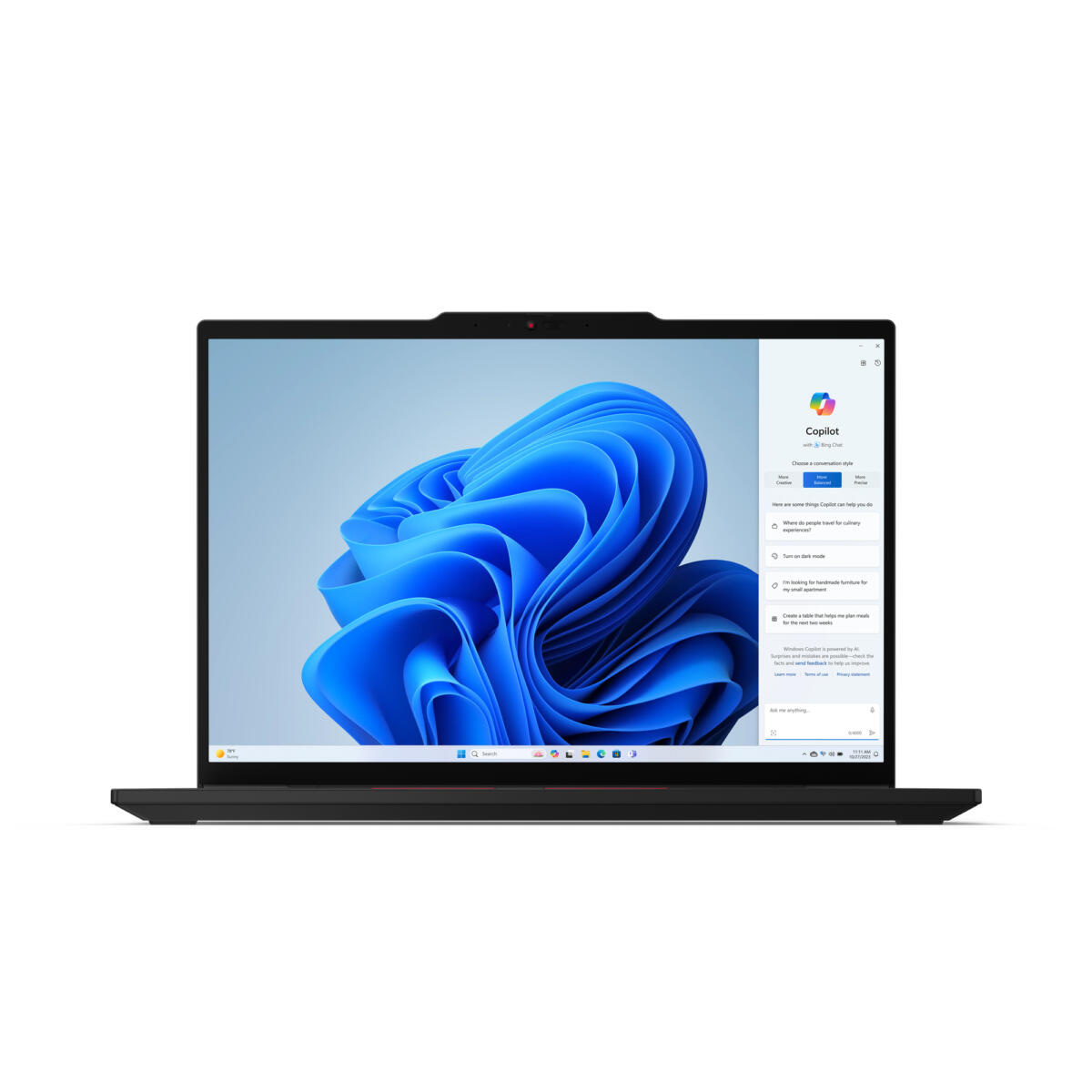 Lenovo ThinkPad T14s Gen 5 Core™ Ultra 7 155U 512GB SSD 16GB 14" (1920x1200) WIN11 Pro ECLIPSE BLACK Backlit Keyboard FP Reader ENGLISH/FRENCH - Image 2