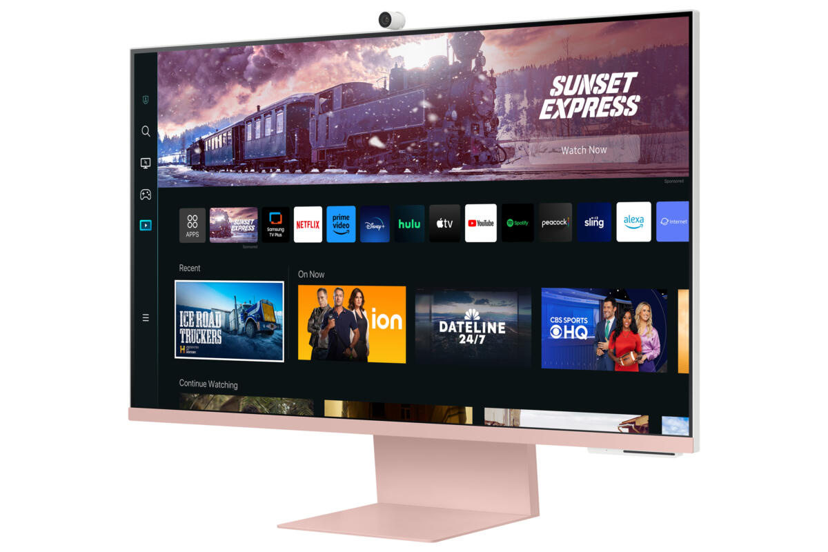 Samsung 32" M8 (3840x2160) UHD/4K Smart Monitor Pink - Image 2