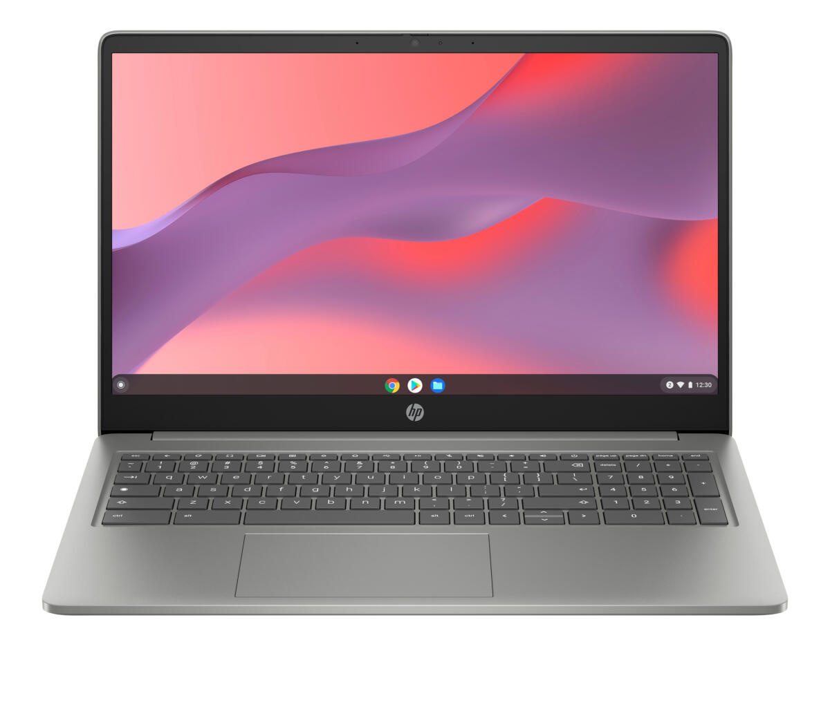 HP Chromebook 15A-NB0013 Intel® N200 64GB eMMC 8GB 15.6" (1366x768) Chrome OS NATURAL SILVER